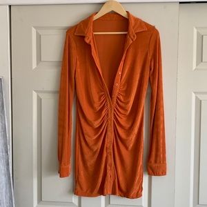 Button down minidress